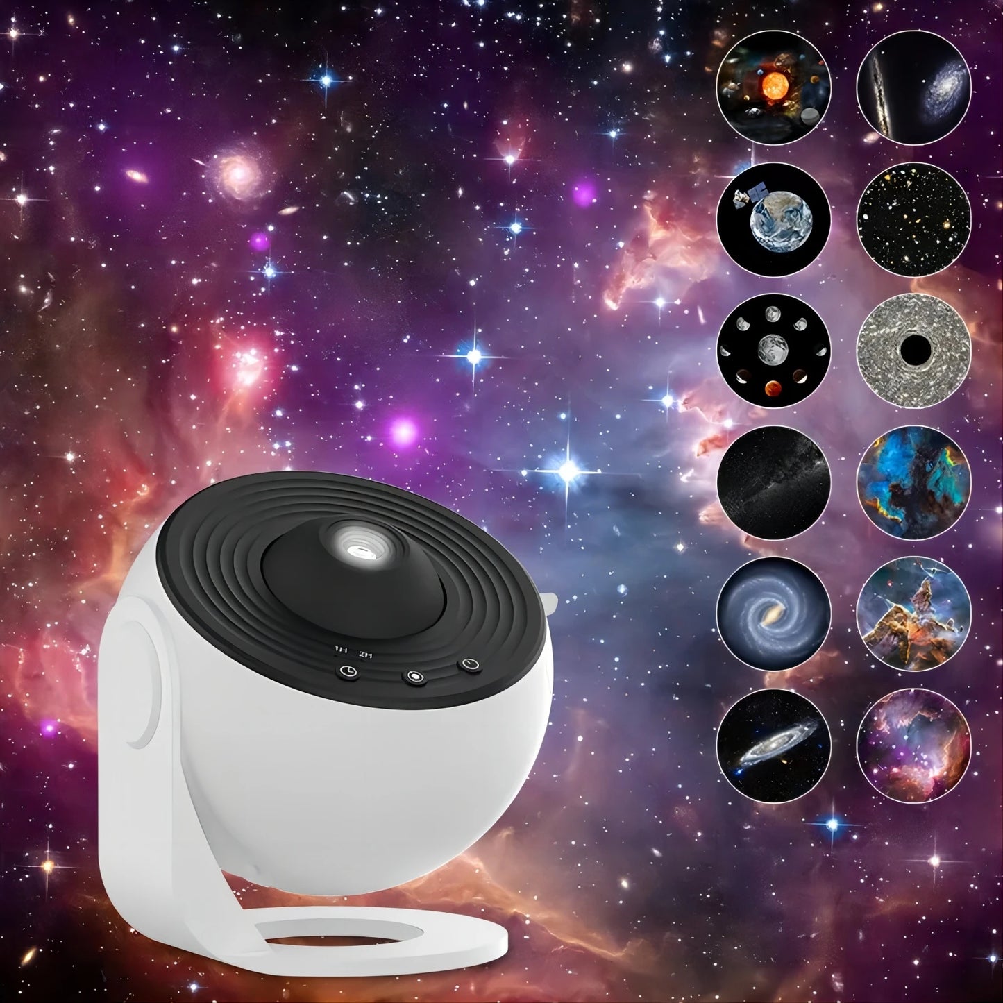 LED Night Lamp Galaxy Projector 360°